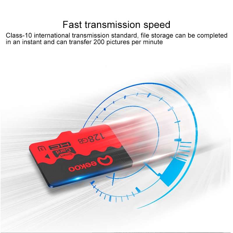 eekoo 128GB U3 TF(Micro SD) Memory Card, Minimum Write Speed: 30MB / s, Flagship Version