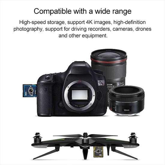 Zsuit Honeycomb Series 128GB Camera Lens Pattern SD Memory Card for Driving Recorder / Camera and