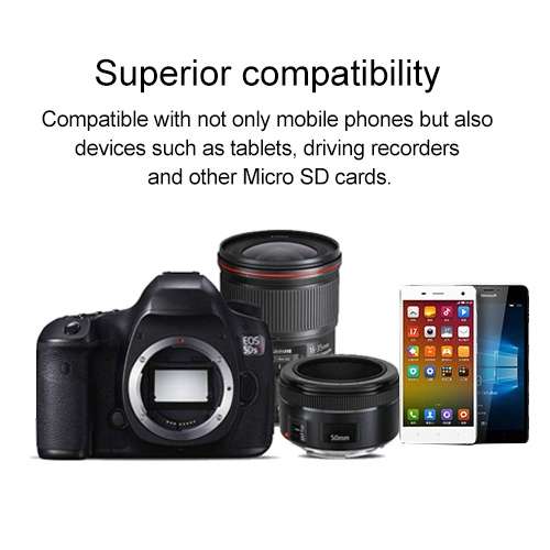 16GB High Speed Class10 Black TF(Micro SD) Memory Card