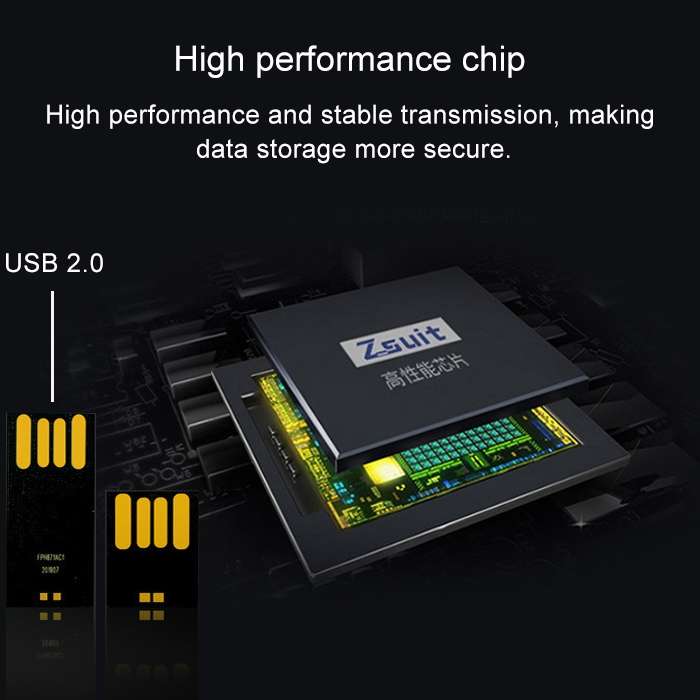 Zsuit 8GB USB 2.0 Mini Metal Ring Shape USB Flash Disk