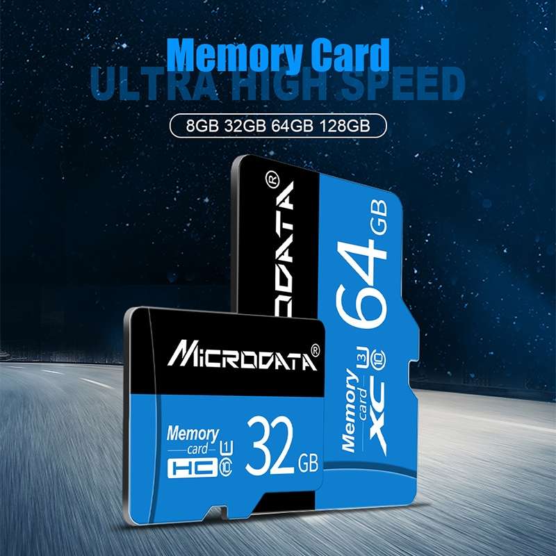MICRODATA 16GB U1 Blue and Black TF(Micro SD) Memory Card