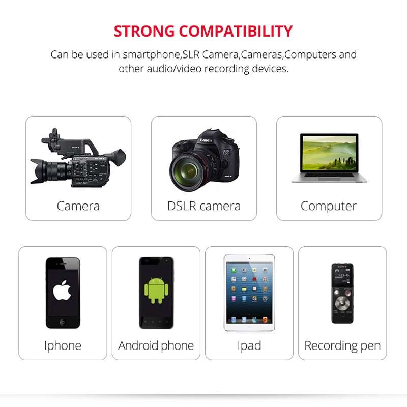 YELANGU YLG9926B MY2 Mini Lavalier Microphone for Mobile Phones / Tablets / Digital Ca ... (Black)