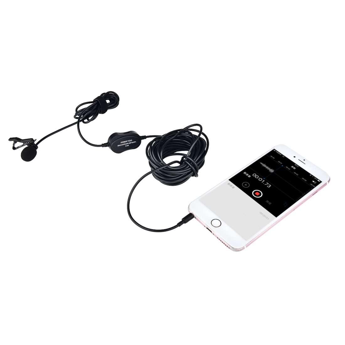 YELANGU YLG9926B MY2 Mini Lavalier Microphone for Mobile Phones / Tablets / Digital Ca ... (Black)