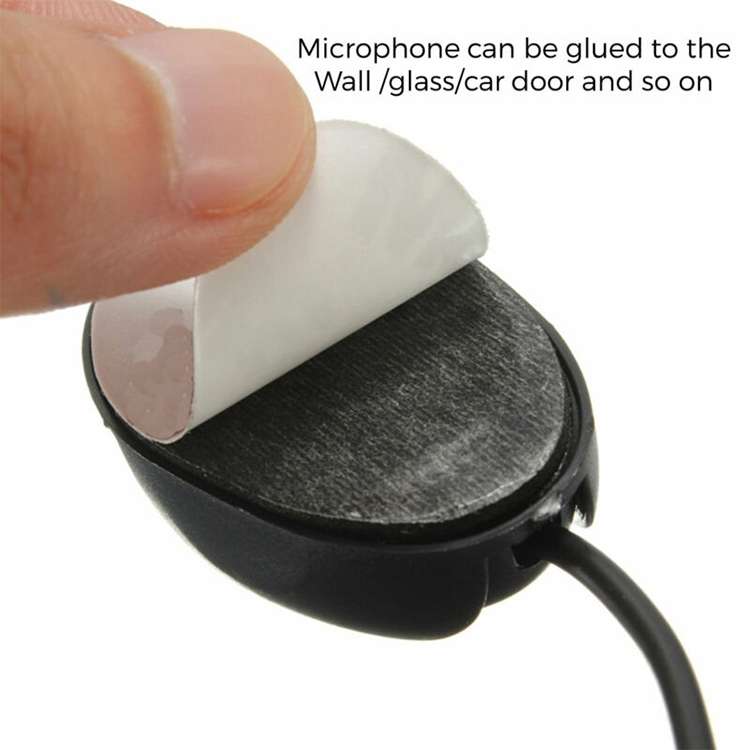 ZJ010MR Mono 2.5mm Angle Head Plug Car Navigation GPS Speaker External Paste Bluetooth Microphone,