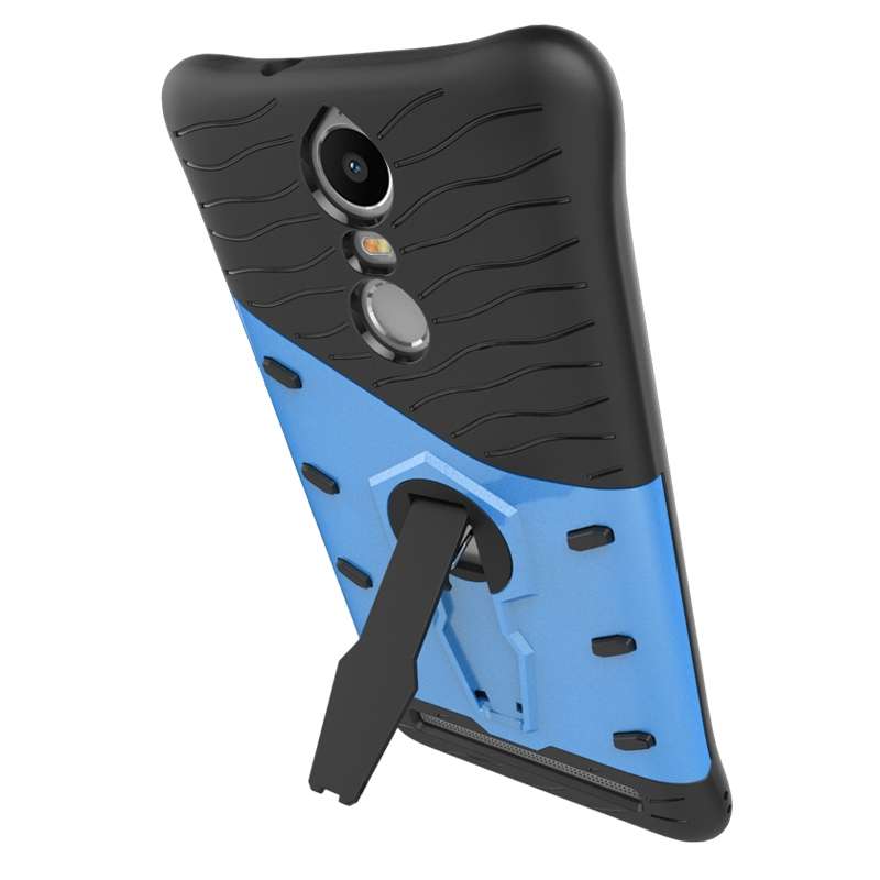 For Lenovo K5 Note Shock-Resistant 360 Degree Spin Tough Armor TPU+PC Combination Case ... (Blue)