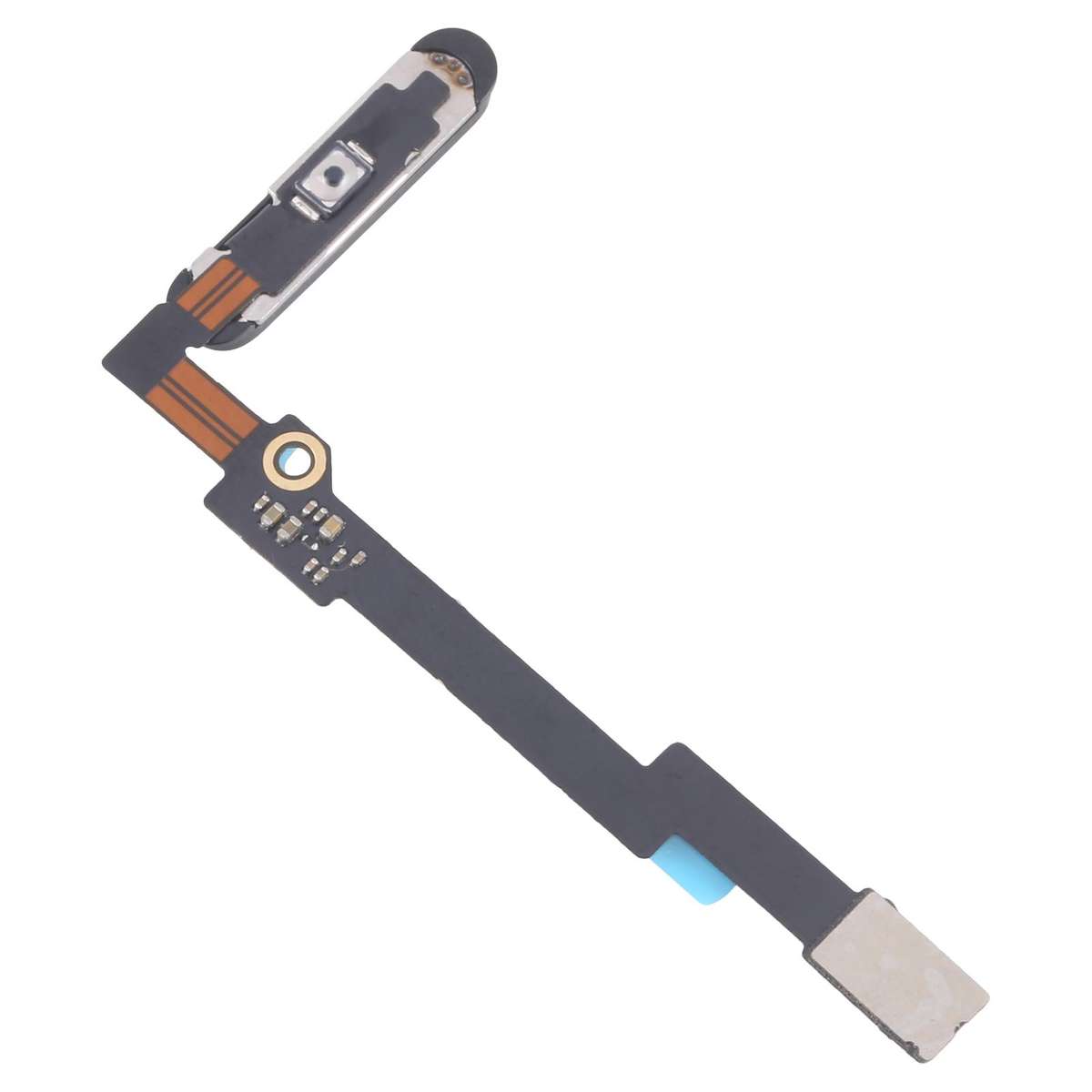 For iPad Mini 2024 / Mini 7 A2993 A2995 A2996 Power / Fingerprint Touch-ID Button Flex ... (Black)