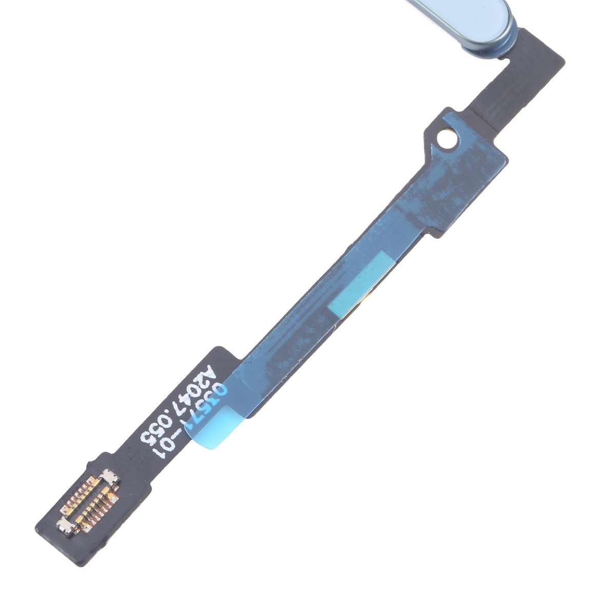 For iPad Mini 2024 / Mini 7 A2993 A2995 A2996 Power / Fingerprint Touch-ID Button Flex ... (Blue)