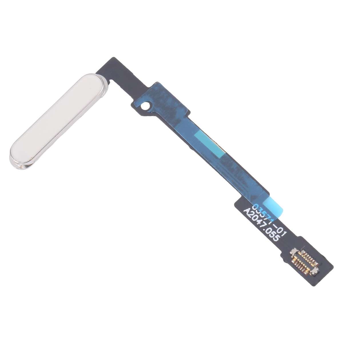 For iPad Mini 2024 / Mini 7 A2993 A2995 A2996 Power / Fingerprint Touch-ID Button Flex ... (White)