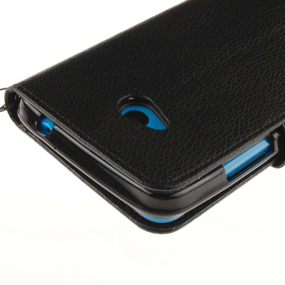 For Microsoft Lumia 640 Litchi Texture Horizontal Flip Leather Case with Holder & Card ... (Black)