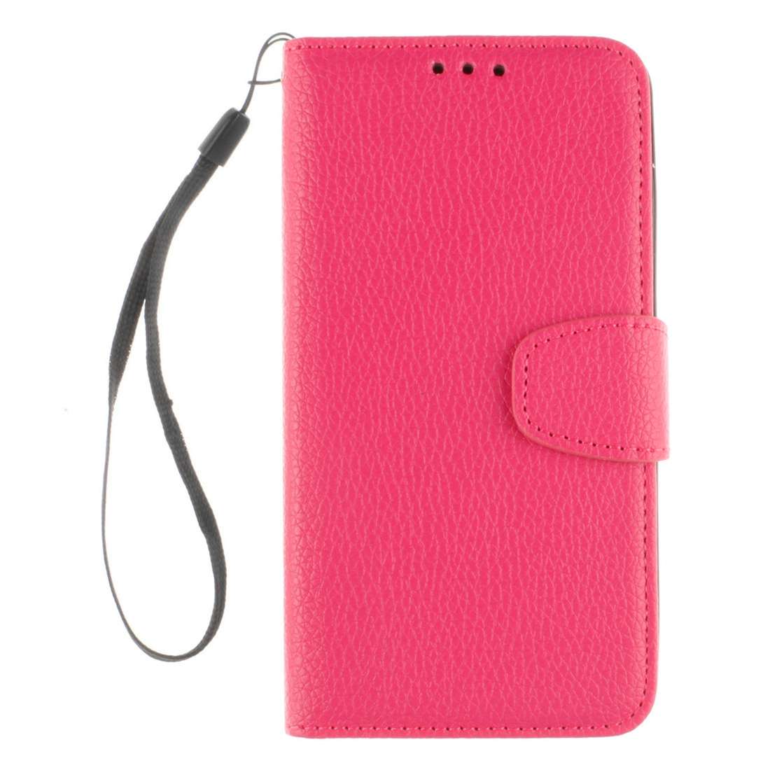For Microsoft Lumia 640 Litchi Texture Horizontal Flip Leather Case with Holder & Ca ... (Magenta)