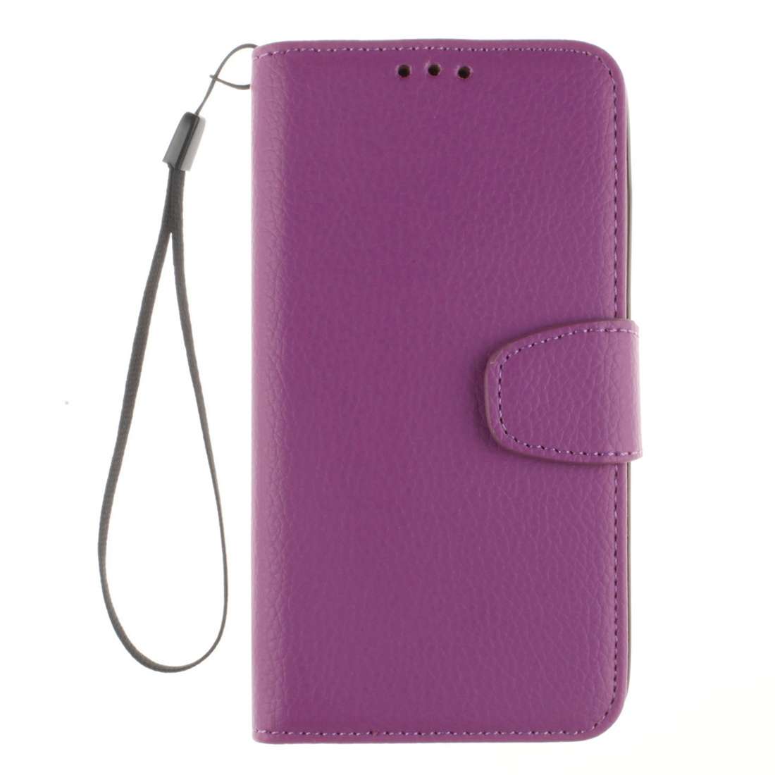 For Microsoft Lumia 640 Litchi Texture Horizontal Flip Leather Case with Holder & Car ... (Purple)