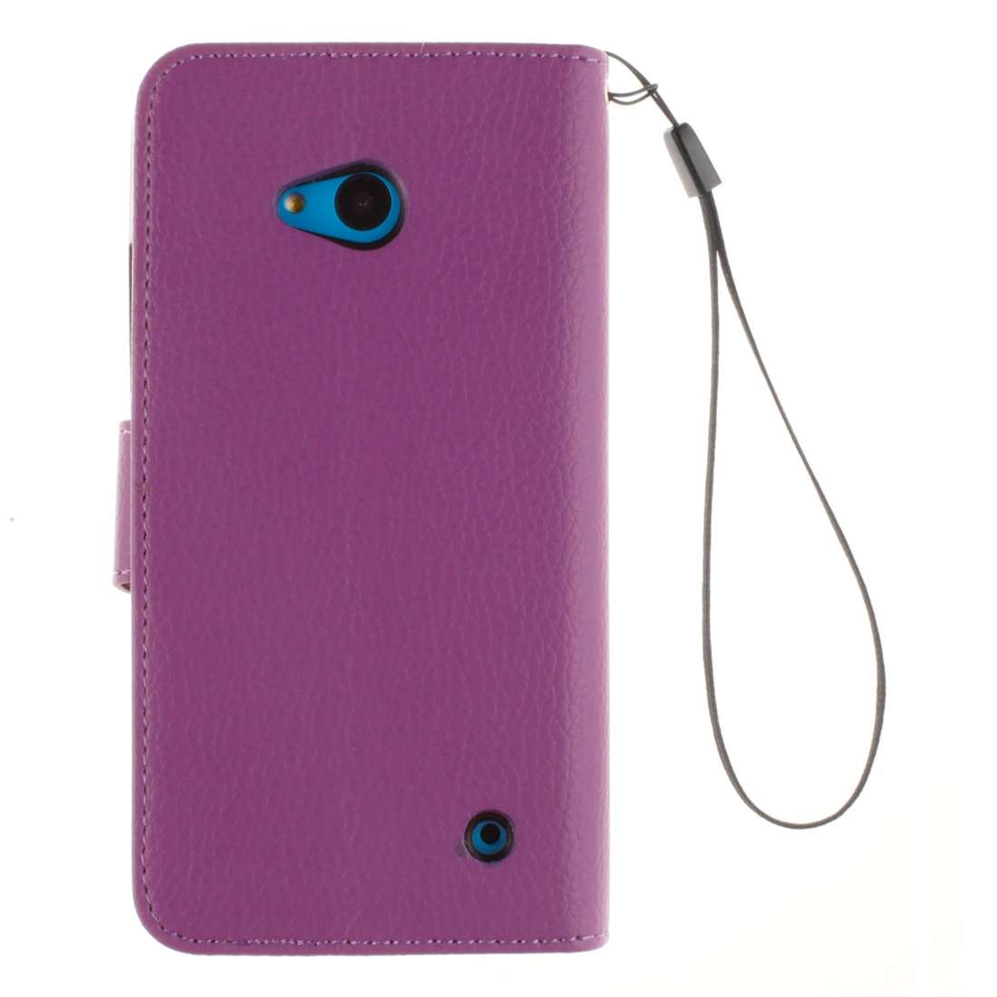 For Microsoft Lumia 640 Litchi Texture Horizontal Flip Leather Case with Holder & Car ... (Purple)
