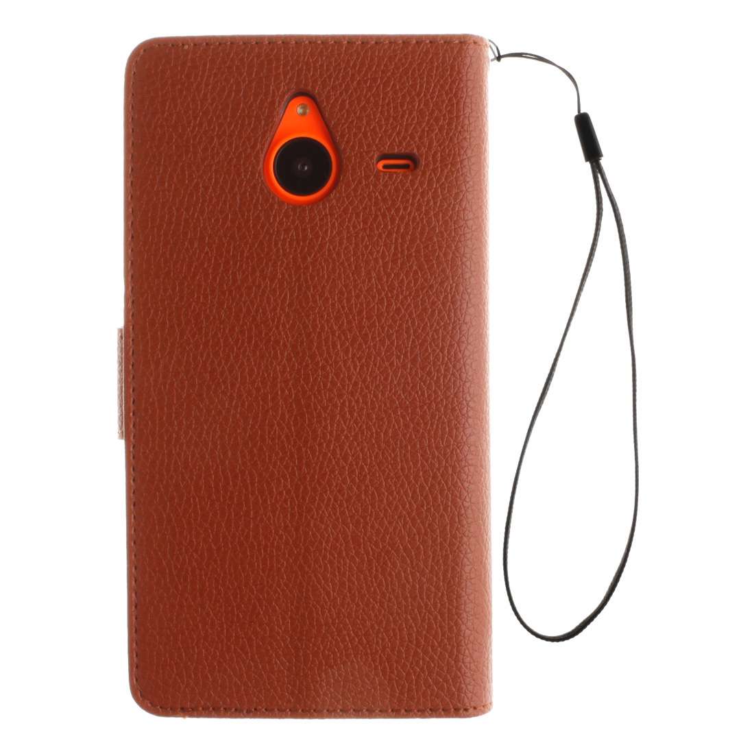 For Microsoft Lumia 640 XL Litchi Texture Horizontal Flip Leather Case with Holder & C ... (Brown)