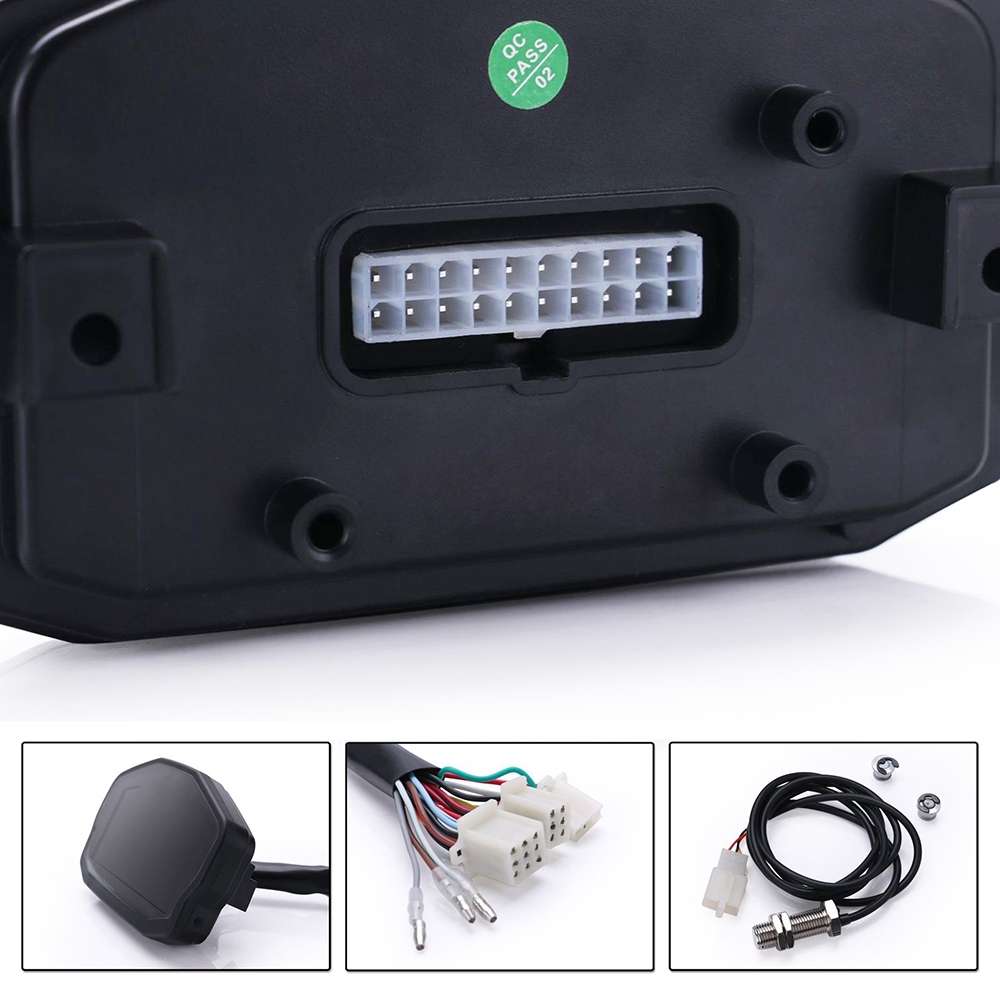 Speedpark Universal Motorcycle Modified LCD Speedometer Digital Backlight Odometer