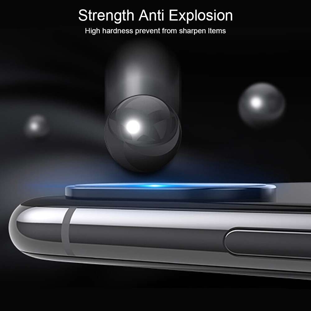 10 PCS For OPPO Realme 5 Pro 2.5D Transparent Rear Camera Lens Protector Tempered Glass Film