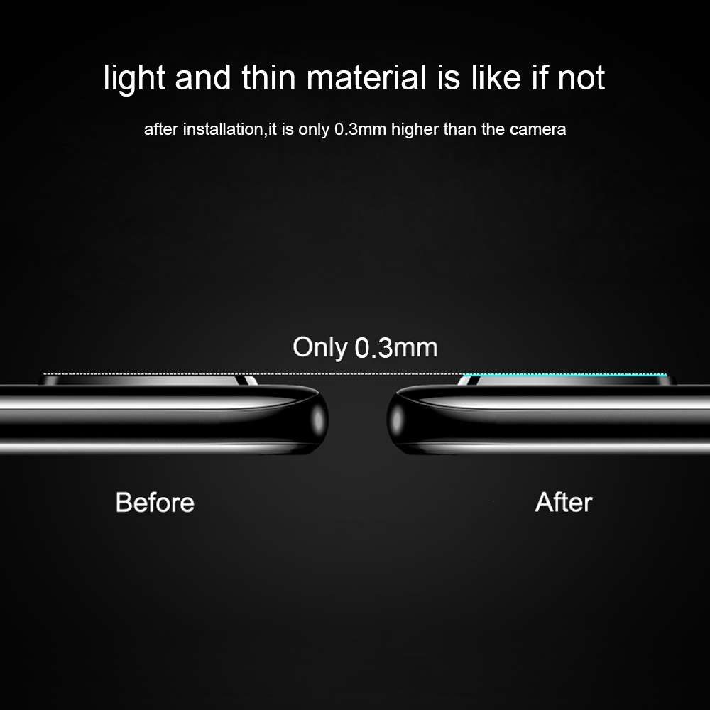 10 PCS For OPPO Realme 5 2.5D Transparent Rear Camera Lens Protector Tempered Glass Film