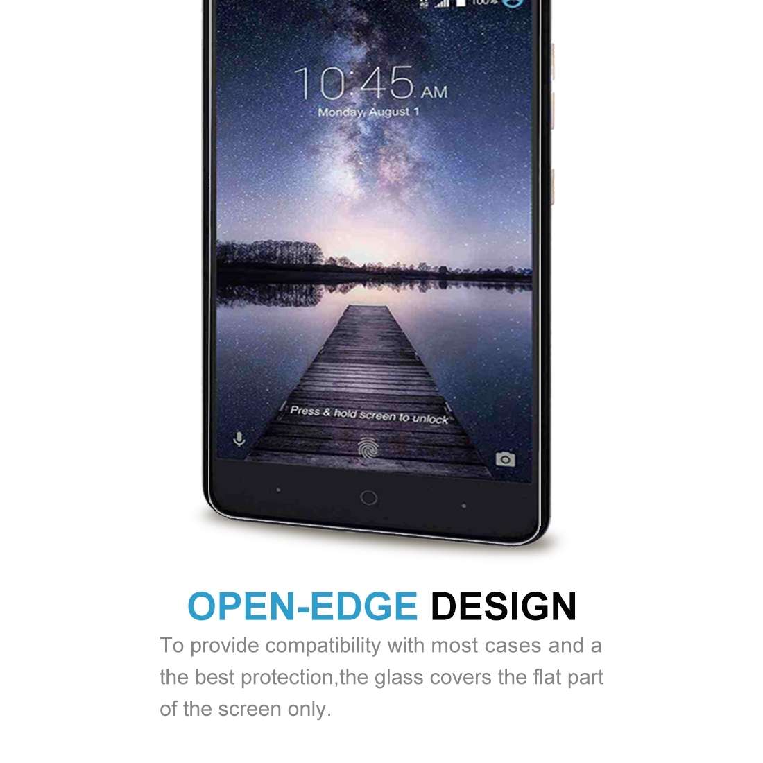10 PCS for ZTE Zmax Pro 0.3mm 9H Surface Hardness Explosion-proof Non-full Screen Tempered Glass S