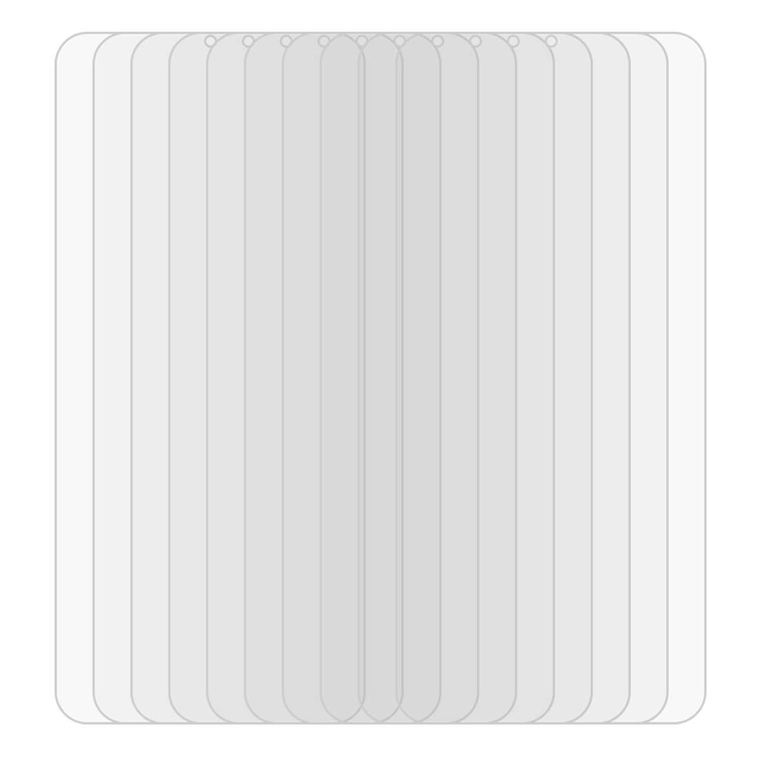 10 PCS 0.26mm 9H 2.5D Tempered Glass Film for Galaxy M10