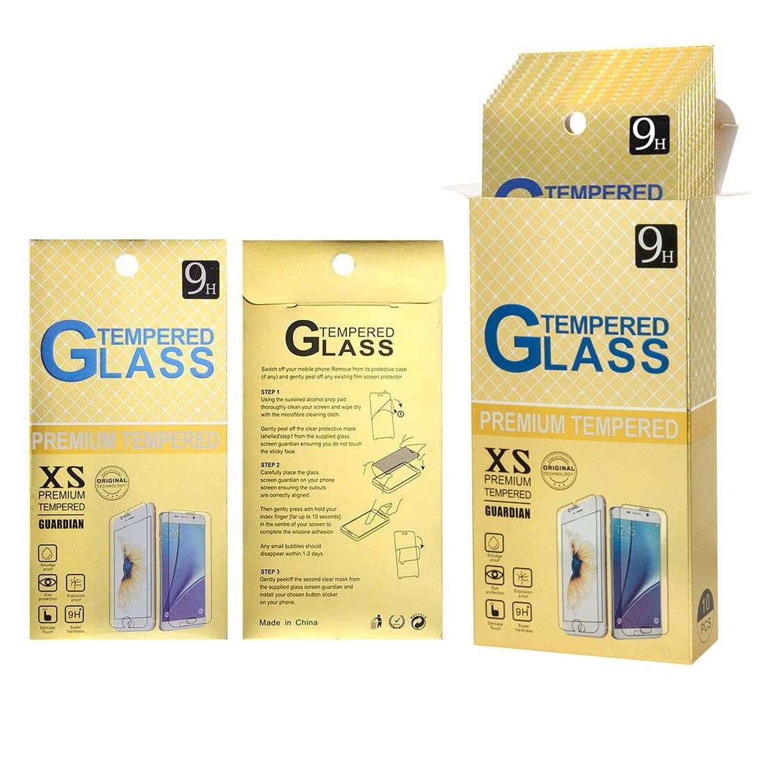 10 PCS Smartisan Nut Pro 0.26mm 9H Surface Hardness 2.5D Curved Edge Tempered Glass Front Screen P