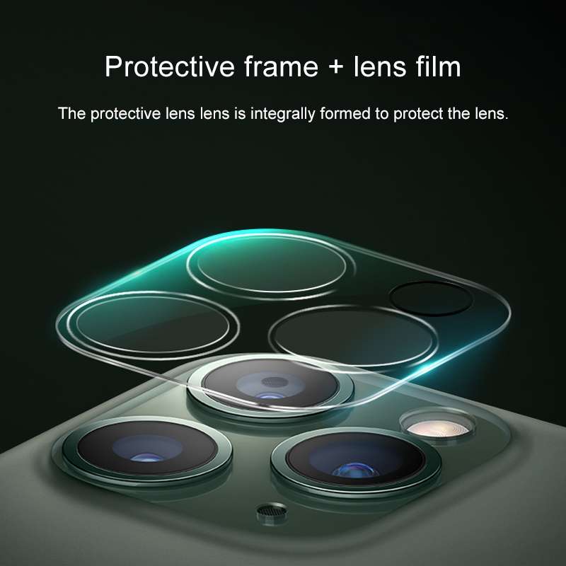 For iPhone 12 Pro Max 50pcs HD Rear Camera Lens Protector Tempered Glass Film