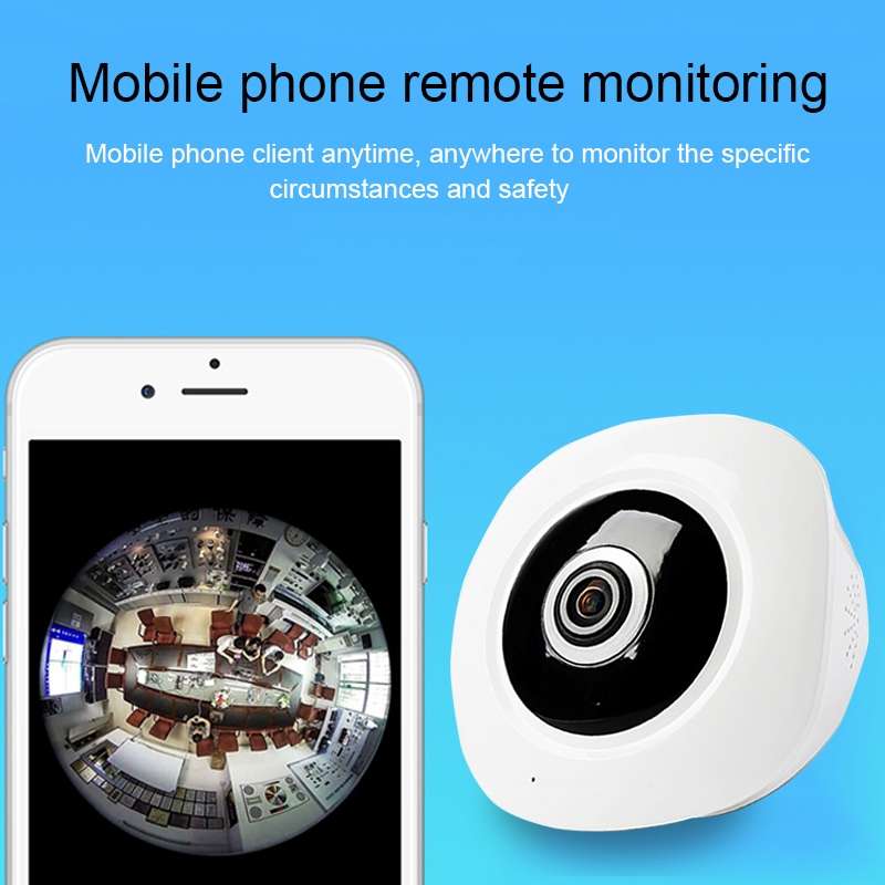 DTS-F3 1.44mm Lens 1.3 Megapixel 360 Degree Infrared IP Camera, Support Motion Detection & E-mail