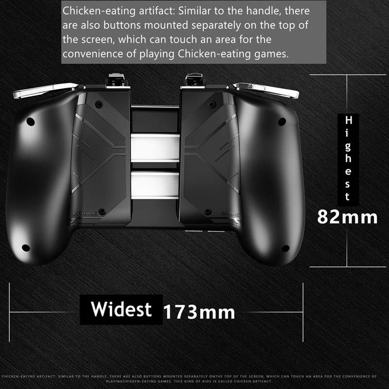 AK16 Multi-function Eating Chicken Gamepad Handle Mobile Game Scoring Tool (Blue)