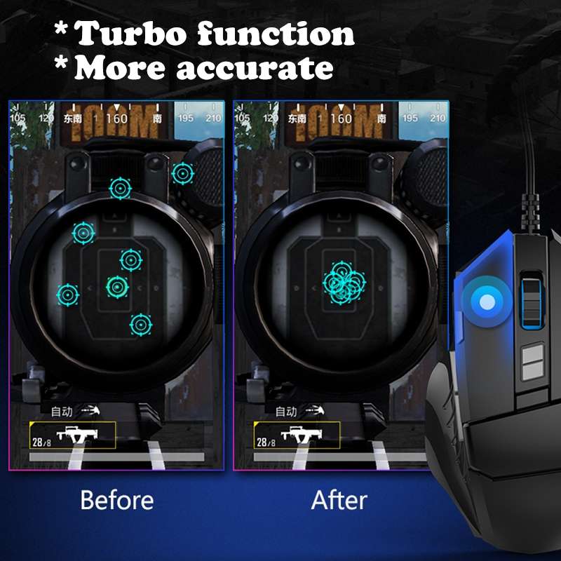GAMWING MIX3 Bluetooth 4.0 Keyboard Mouse Converter Eating Chicken Game Auxiliary Tool(Black)
