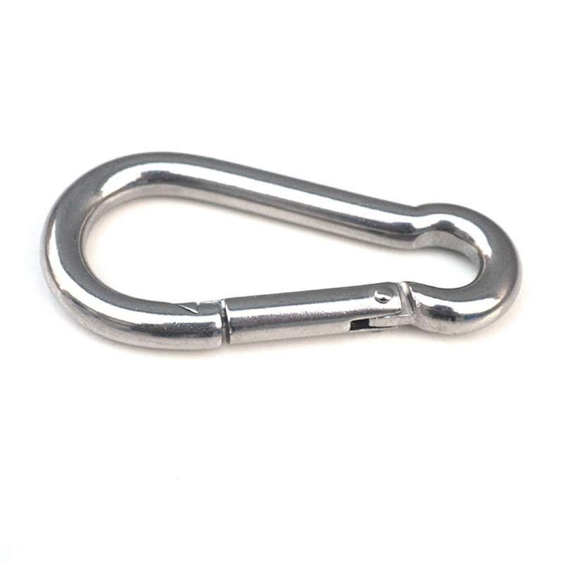 M10 Stainless Steel Carabiner Spring Hook Multi-tool Mountaineering Buckle Lock Camping Hook Rope,