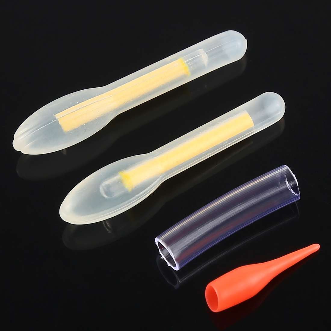 10 Packs OCEAN SUN Bulb Shape Luminous Float Night Fishing Light Stick, Visibility: 50m, Size: 4.5
