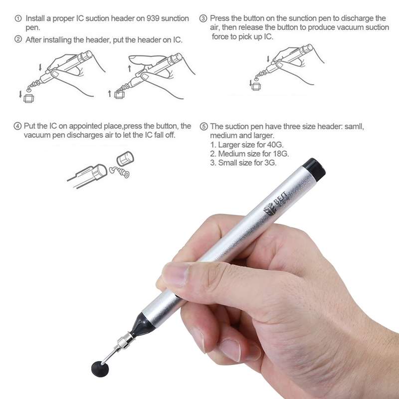 BEST Vacuum Suction Pen Suction Pump IC Suction Pen