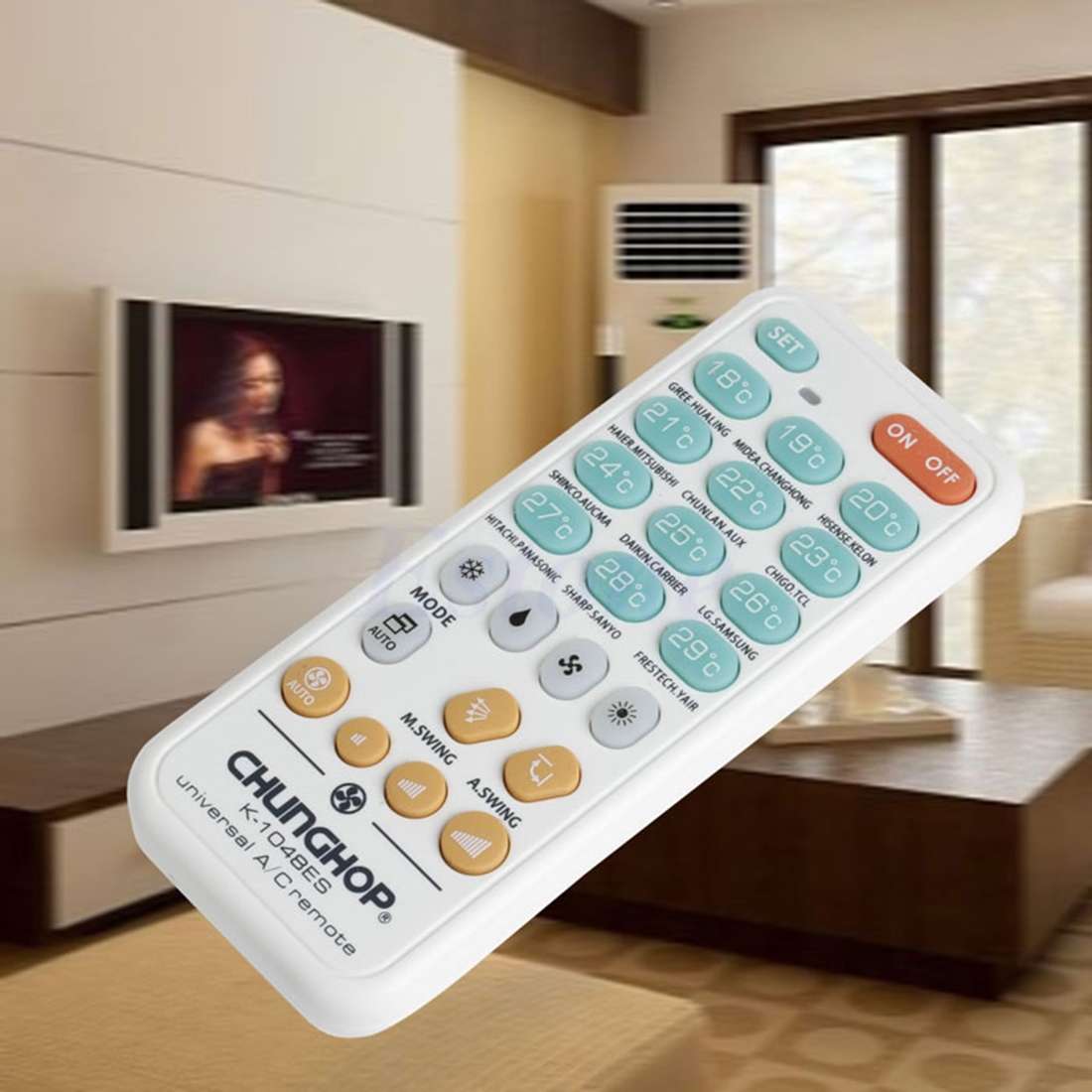 CHUNGHOP K-1048ES Universal Air-Conditioner Remote Controller