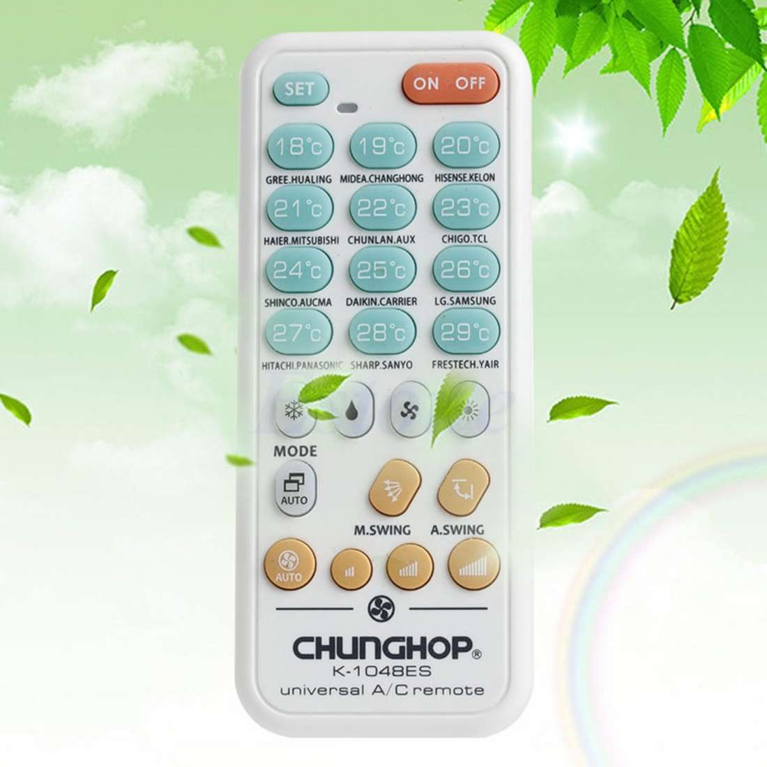 CHUNGHOP K-1048ES Universal Air-Conditioner Remote Controller