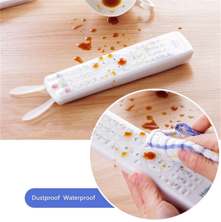 5 PCS Smart TV Box Remote Control Waterproof Dustproof Silicone Protective Cover, Size: 21*5*2cm
