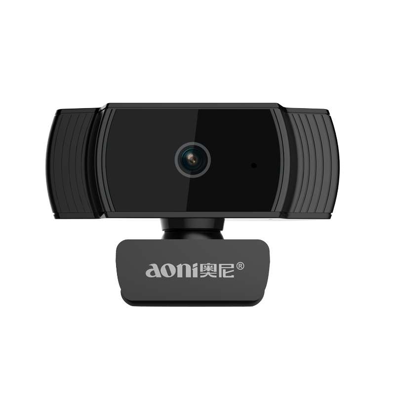 Aoni A20 FHD 1080P IPTV WebCam Teleconference Teaching Live Broadcast Computer Camera ... (Black)