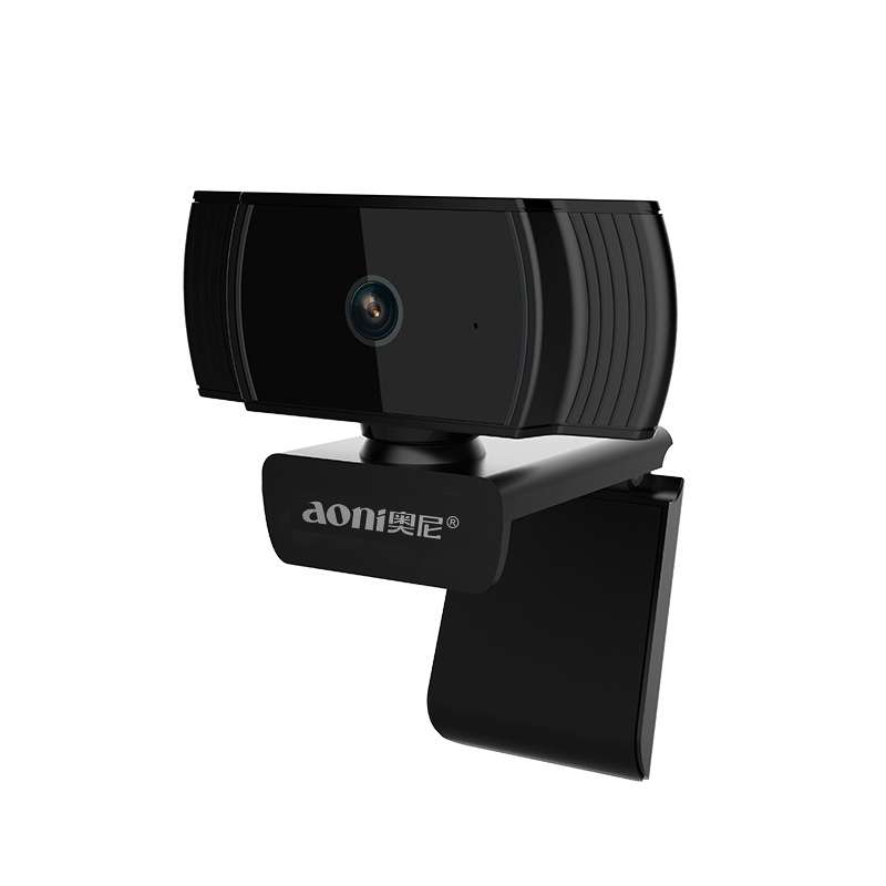 Aoni A20 FHD 1080P IPTV WebCam Teleconference Teaching Live Broadcast Computer Camera ... (Black)