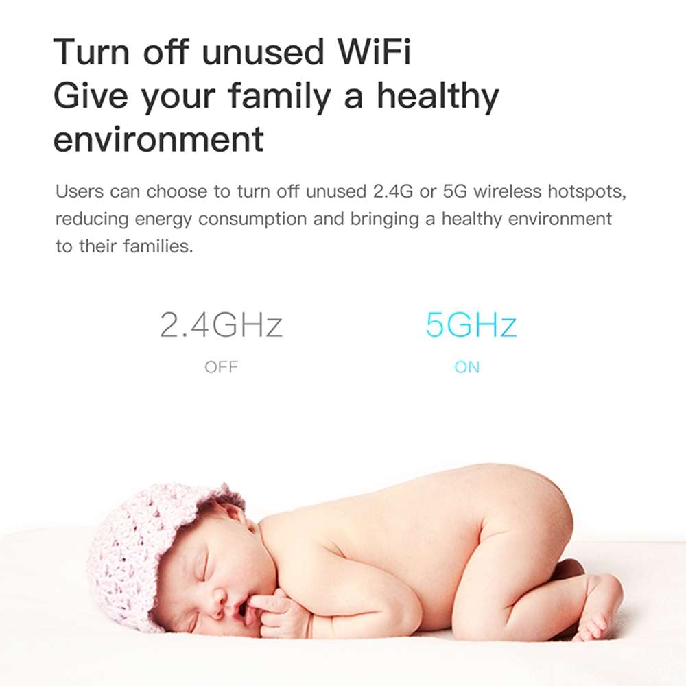 VONETS VAP11AC 5G / 2.4G Mini Wireless Bridge with Fan Version 300Mbps + 900Mbps WiFi ... (White)