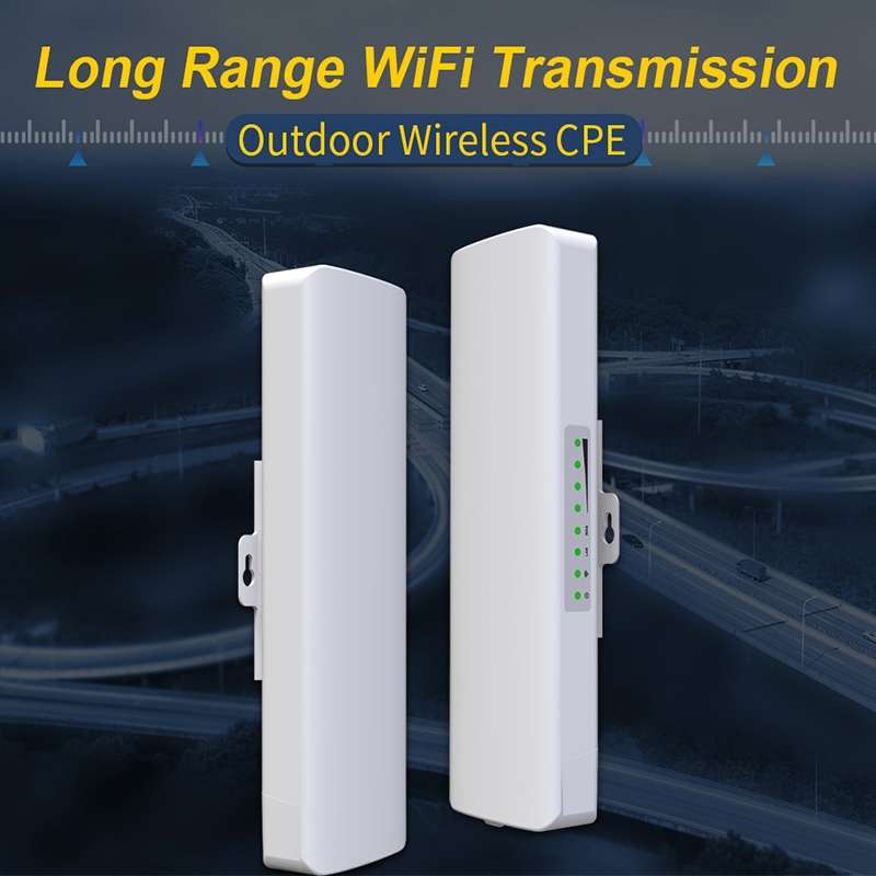 COMFAST CF-E312A Qualcomm AR9344 5.8GHz 300Mbps/s Outdoor ABS Wireless Network Bridge with POE Ada