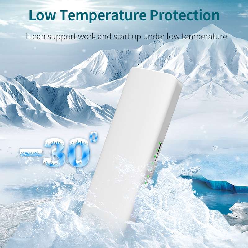 COMFAST CF-E312A Qualcomm AR9344 5.8GHz 300Mbps/s Outdoor ABS Wireless Network Bridge with POE Ada