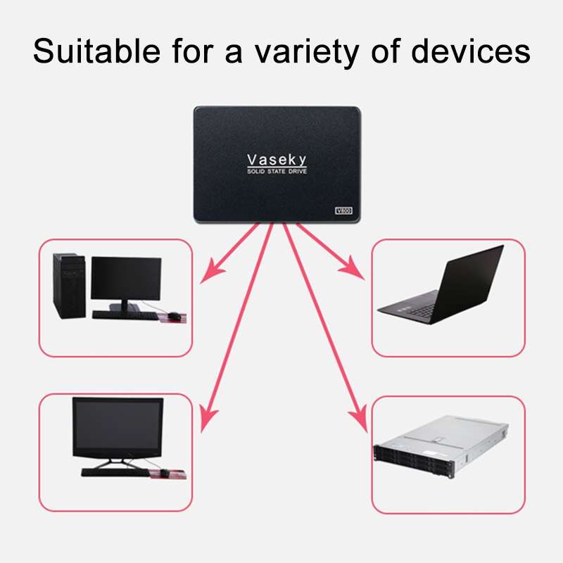 Vaseky V800 240GB 2.5 inch SATA3 6GB/s Ultra-Slim 7mm Solid State Drive SSD Hard Disk Drive for De