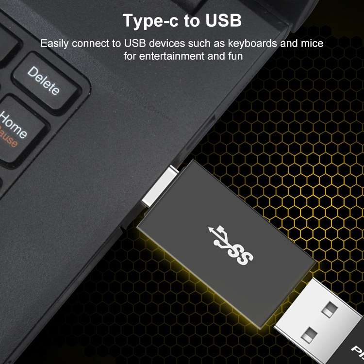 Type-C / USB-C to USB 3.0 AF Adapter (Black)