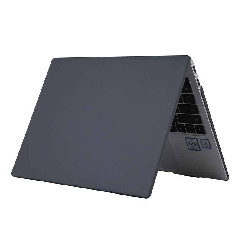 For Huawei MateBook 14 inch Shockproof Frosted Laptop Protective Case(Black)