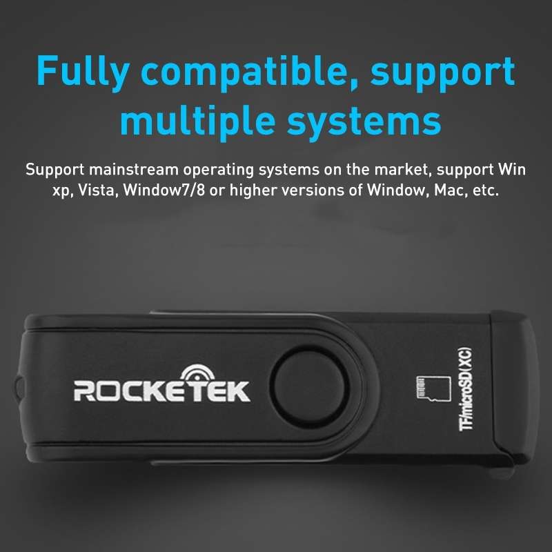 Rocketek CR5 USB3.0 Multi-function SD / TF Card Reader