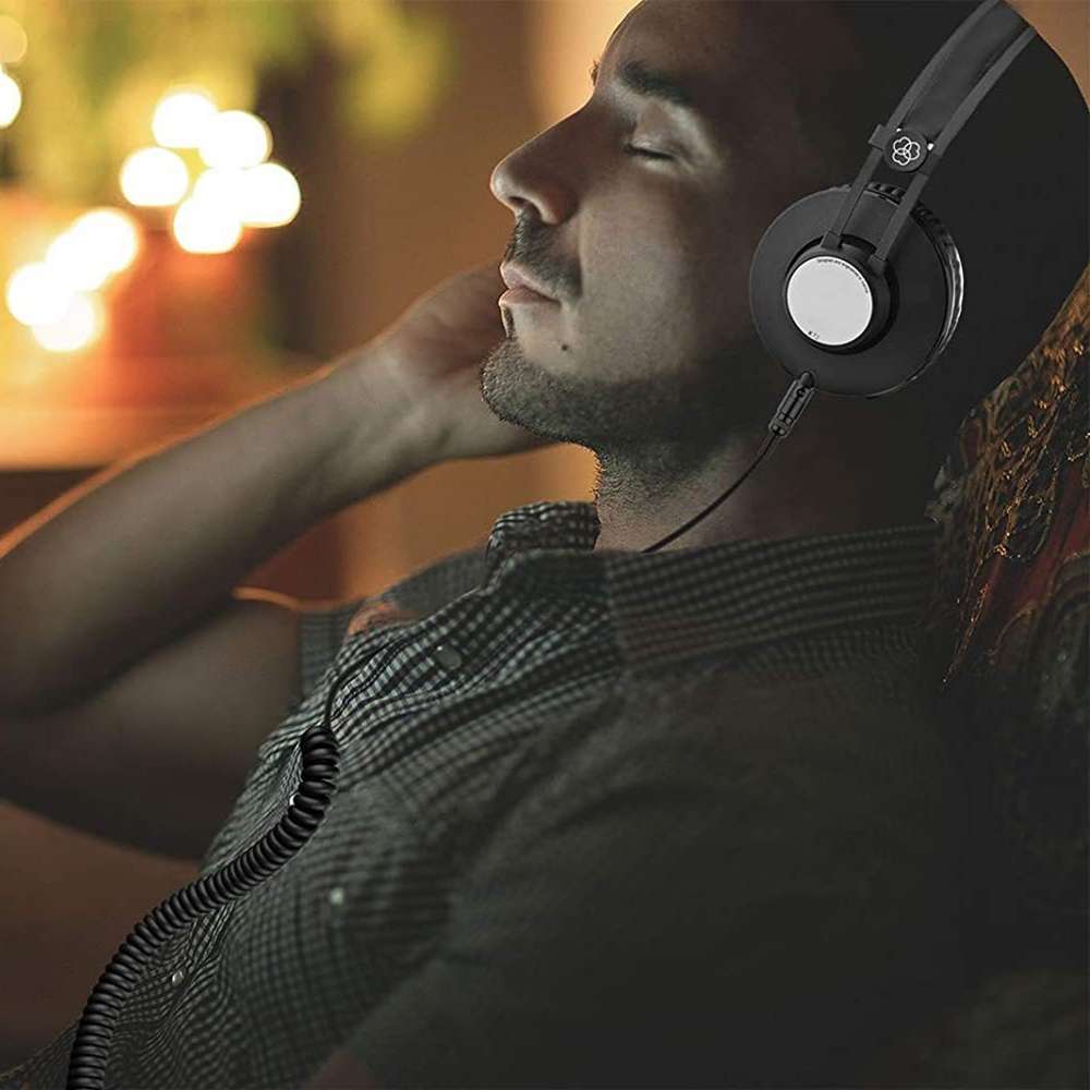 ZS0225 Headphone Audio Cable for AKG Q701 / Pioneer HDJ-2000 (Black)