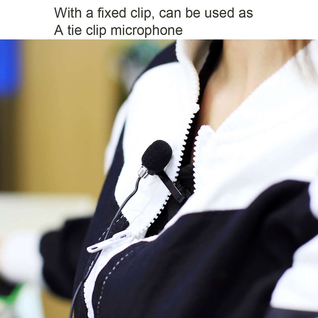 Yanmai SF-911 Professional Condenser Sound Recording 3.5mm Jack Microphone with Base Holder, Cable