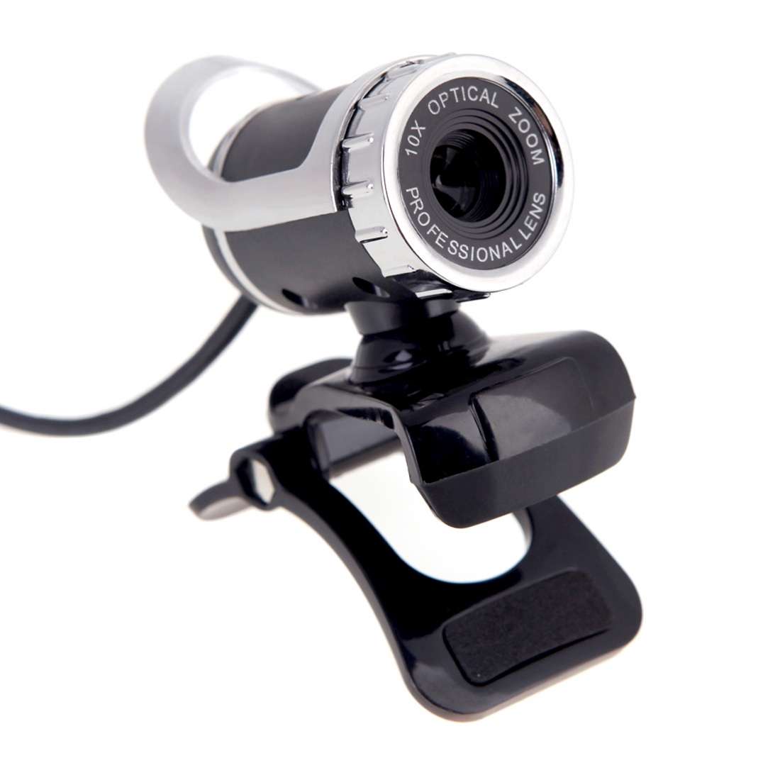 A859 480 Pixels HD 360 Degree WebCam USB 2.0 PC Camera with Sound Absorption Microphone for Comput