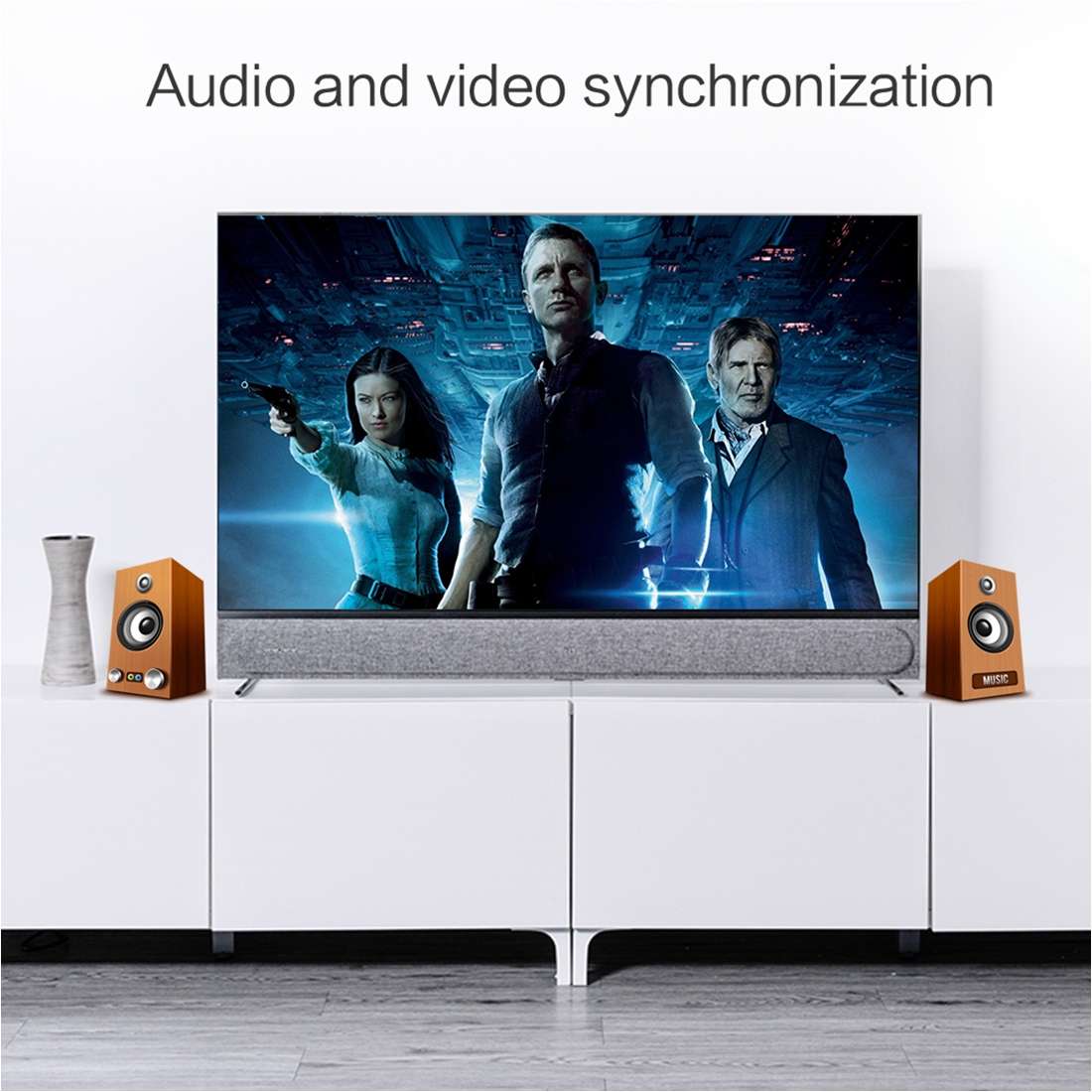 AYS-14V20 HDMI 2.0 1x4 4K Ultra HD Switch Splitter(Black)