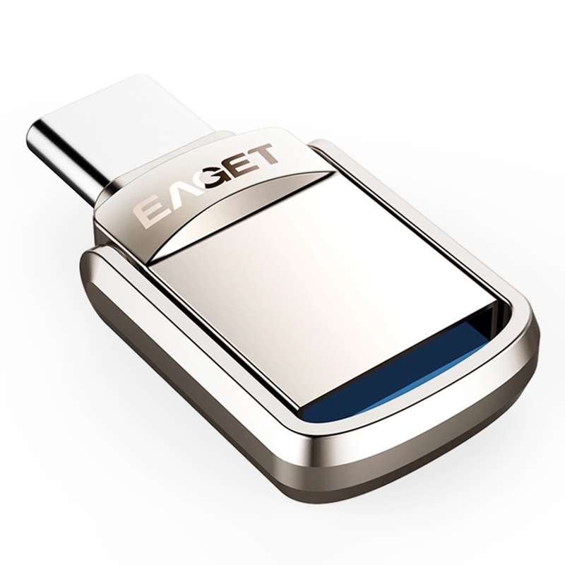 EAGET CU20 64GB Waterproof 2 in 1 USB-C / Type-C + USB 3.1 Flash Disk for Type-C Smartphones & PC