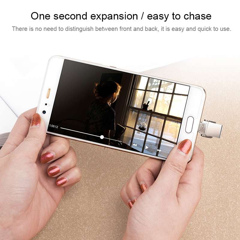 EAGET CU20 64GB Waterproof 2 in 1 USB-C / Type-C + USB 3.1 Flash Disk for Type-C Smartphones & PC