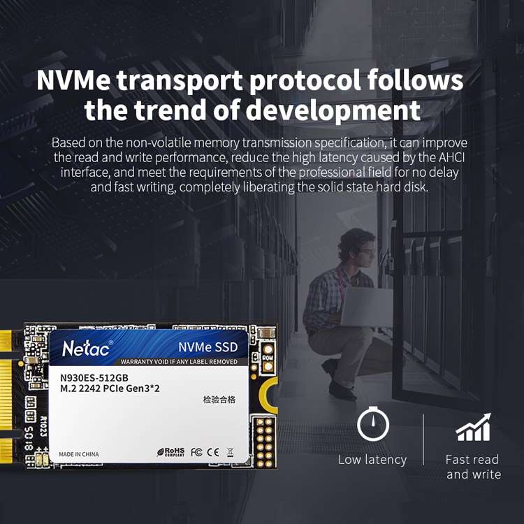 Netac N930ES 128GB M.2 2242 PCIe Gen3x2 Solid State Drive