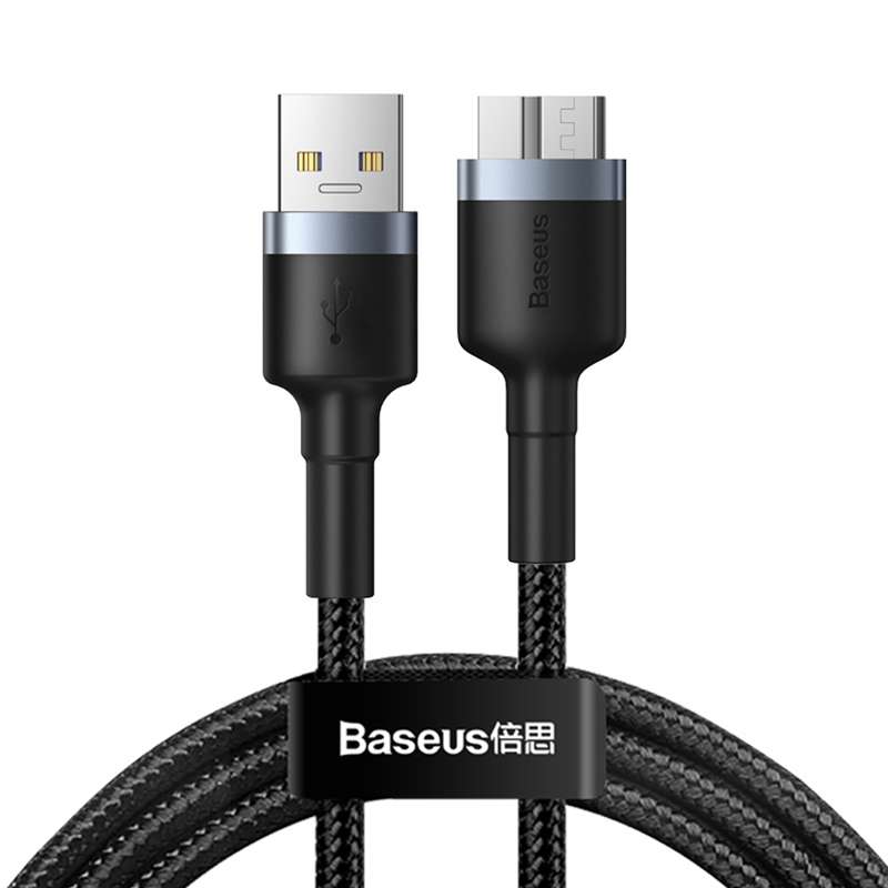 Baseus Cafule Series 2A USB 3.0 Male to Micro-B Hard Disk Adapter Cable, Length: 1m